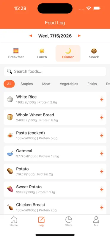 Eating Record Meal Food Diary screenshot 3 of 5