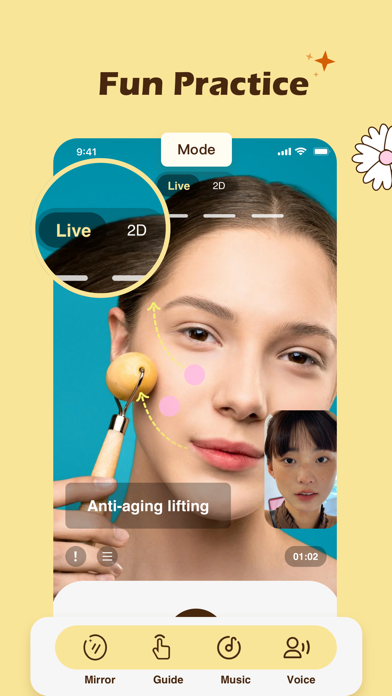 FaceGlow:Face Yoga & Skincare Screenshot
