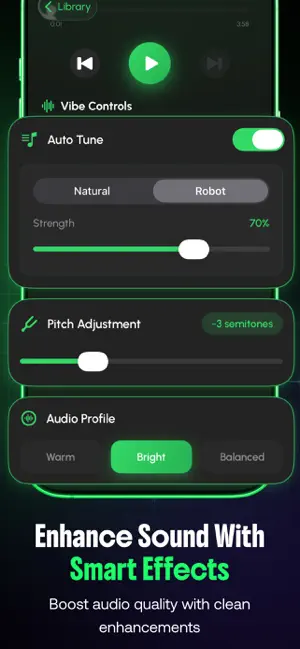Auto Tune - Vibe Music Offline screenshot 4