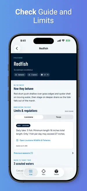 Geaux Fish - Fishing Planner screenshot 3
