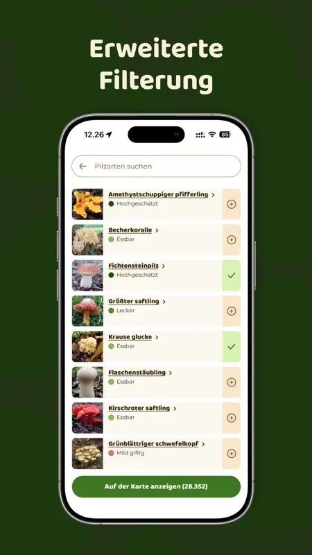 Mushroom Spot: pilzkarte screenshot 6 of 7