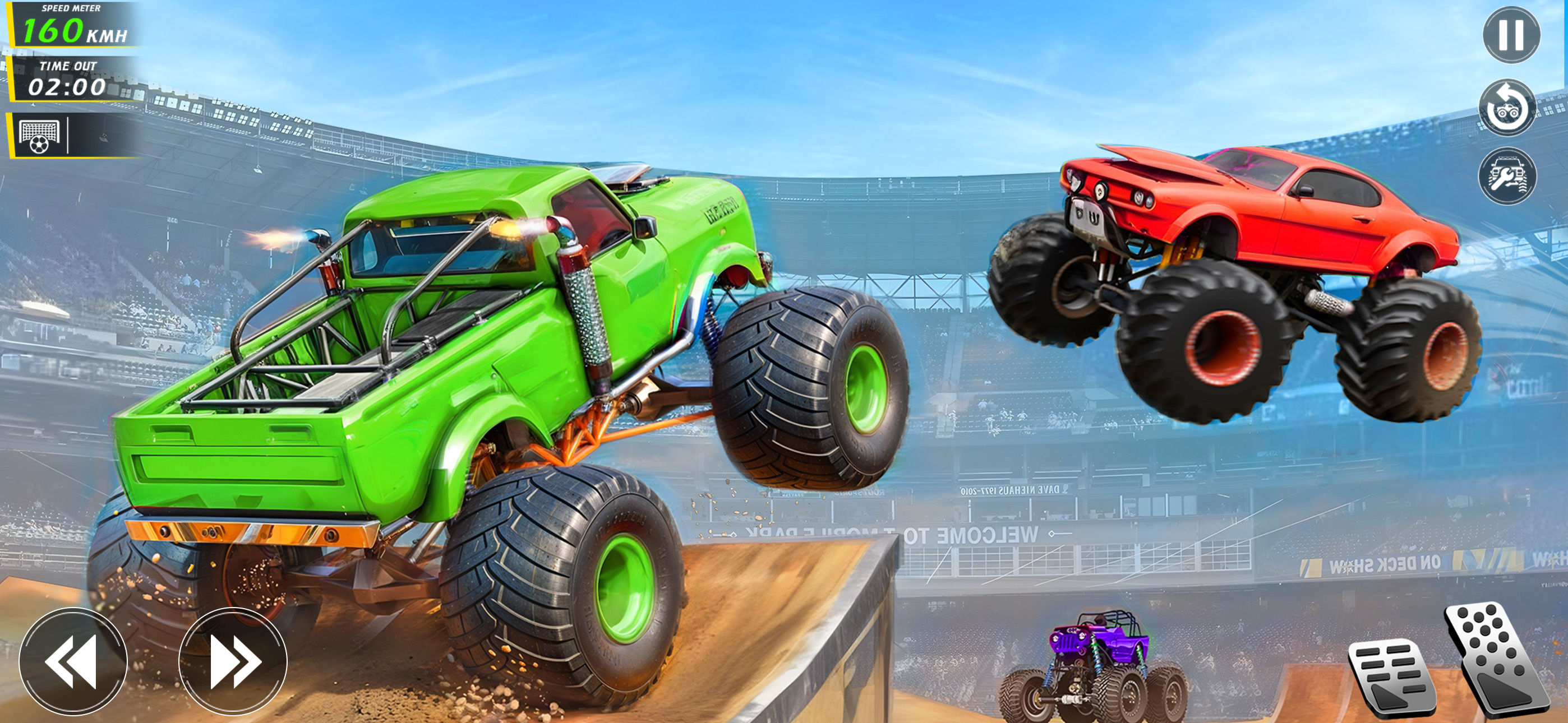 Monster Truck Stunt Games