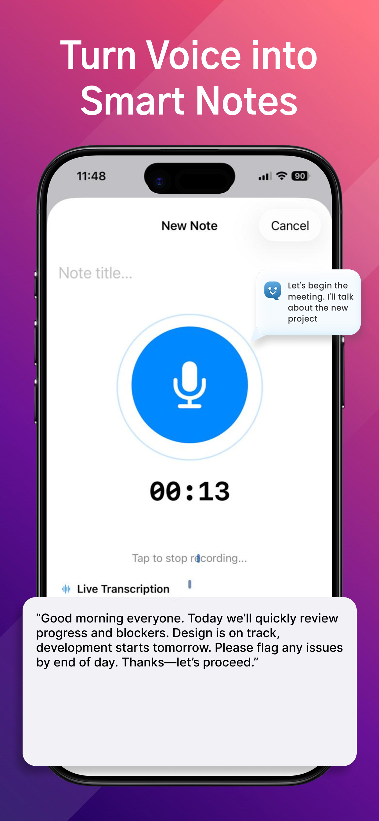 EchoNote: AI Voice Notes screenshot 3