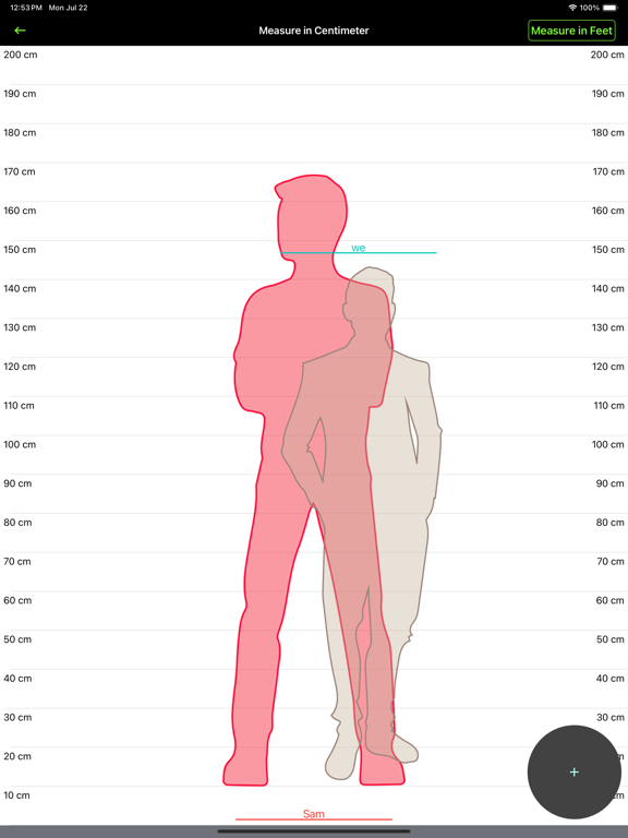 Screenshot #5 pour Height Comparison: Hikaku Pro