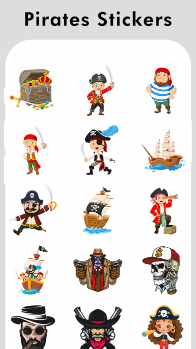 Screenshot #2 pour Pirates And Gangsters Stickers