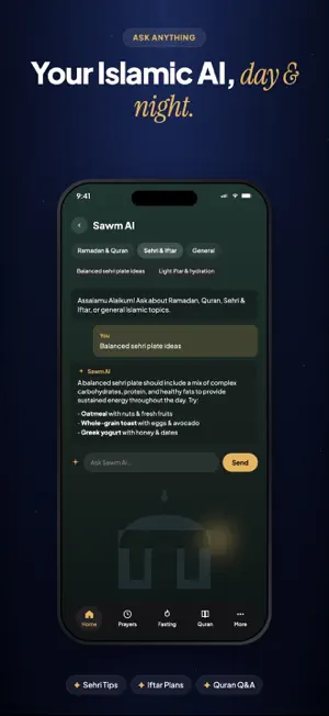 Sawm AI - Fasting Tracker screenshot 4