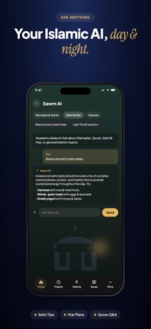 Sawm AI - Fasting Tracker screenshot