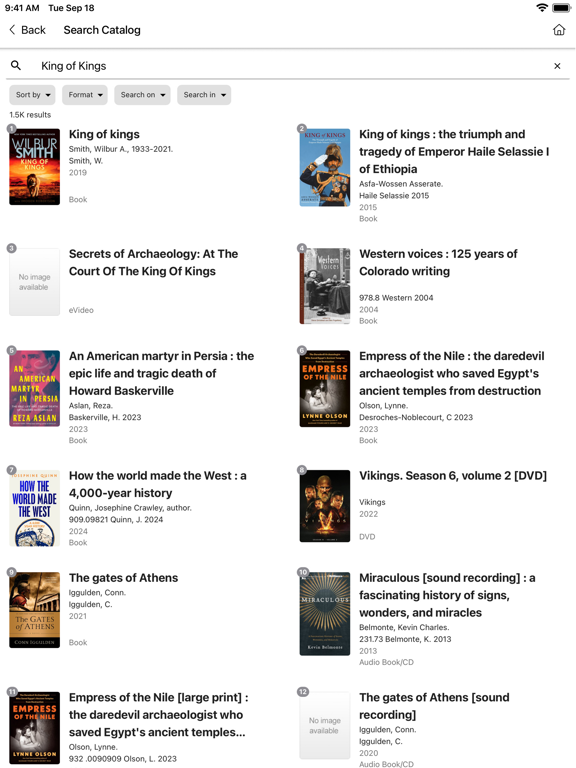 Screenshot #6 pour My Poudre Libraries App