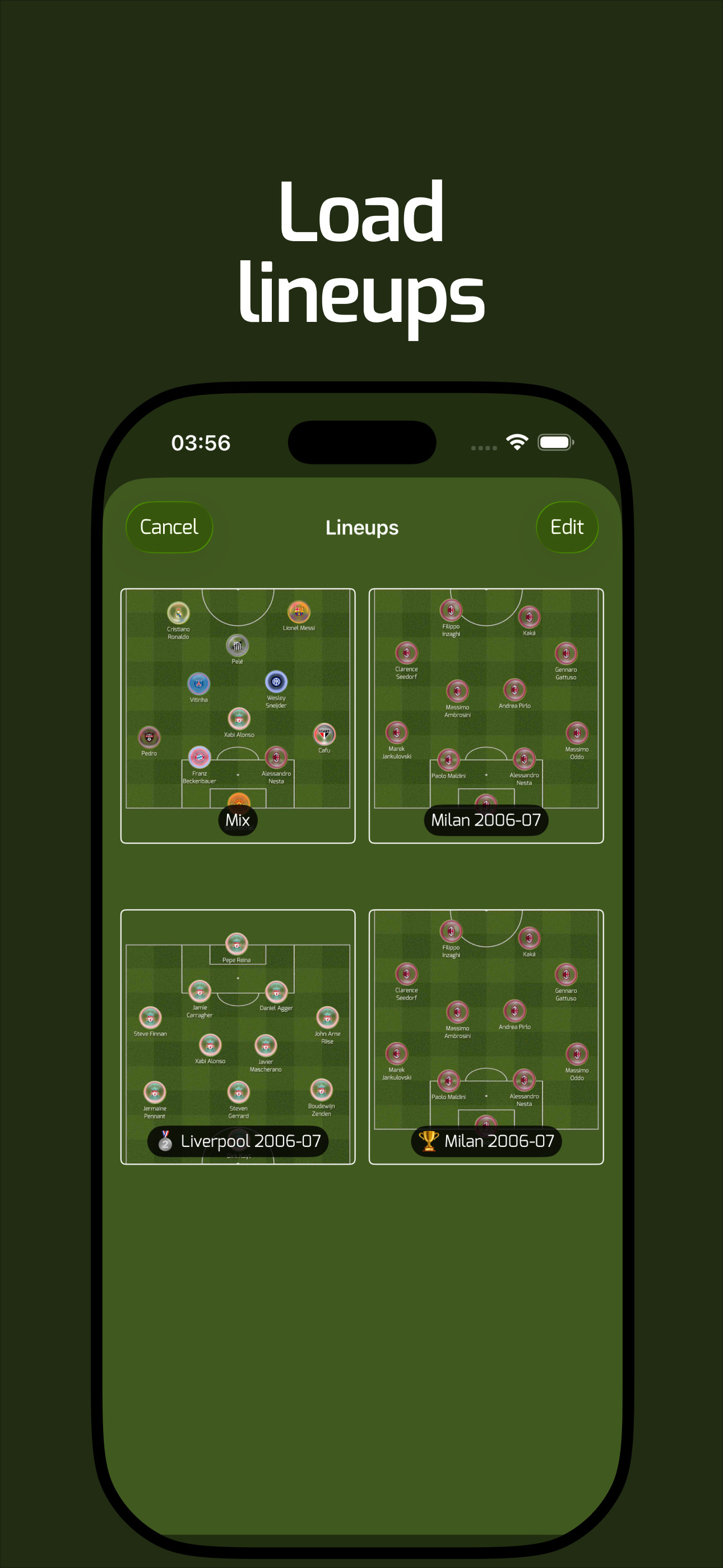 Button Lineups screenshot 5