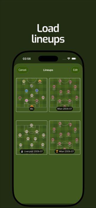 Button Lineups Screenshot 4 of 10