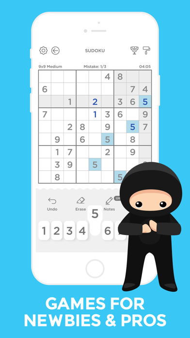 Screenshot #1 pour Sudoku: Sudoku Puzzle