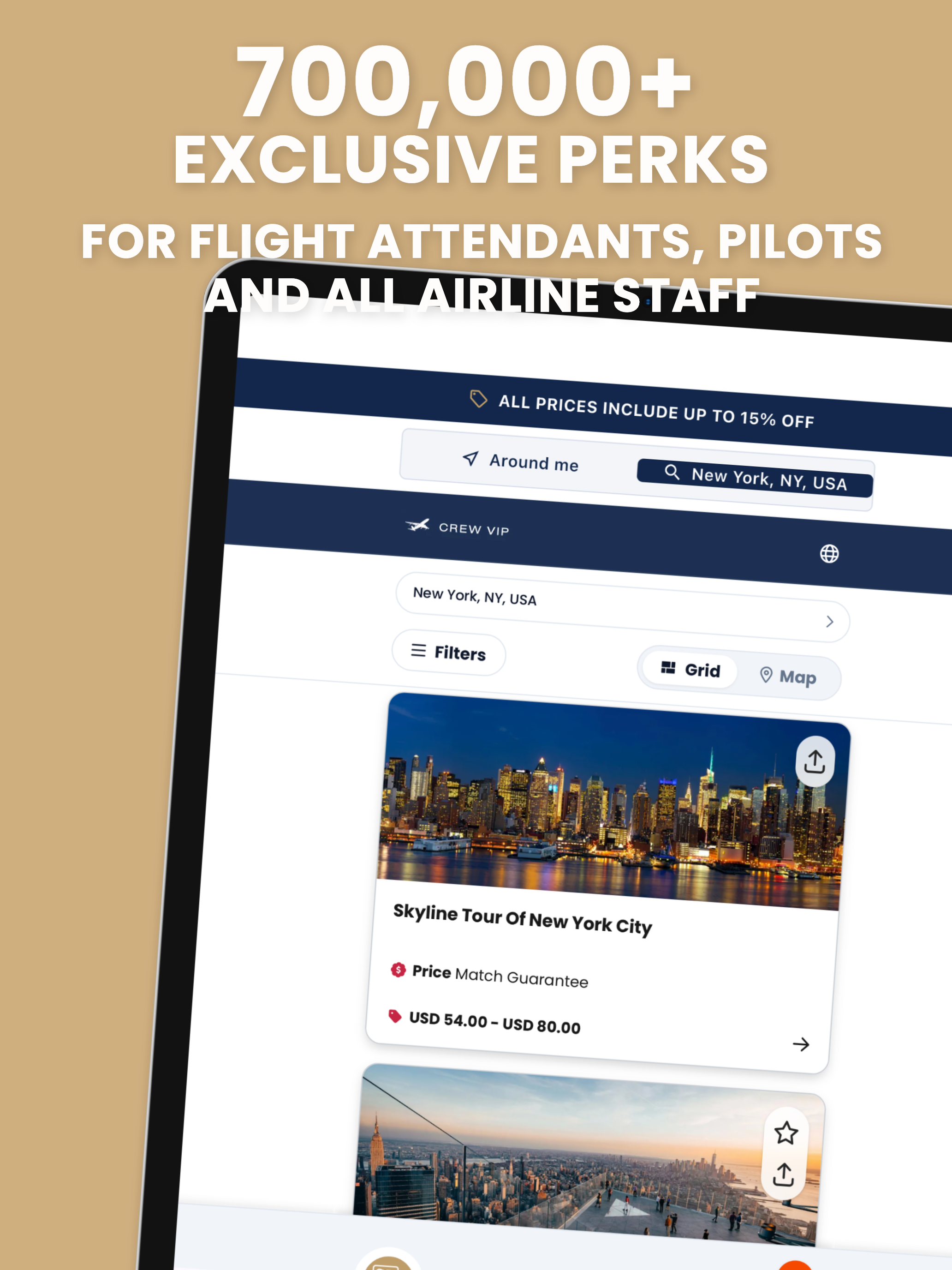 CrewVIP AI Airline Staff Perks screenshot 8