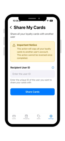 SmartCards: Store Card screenshot