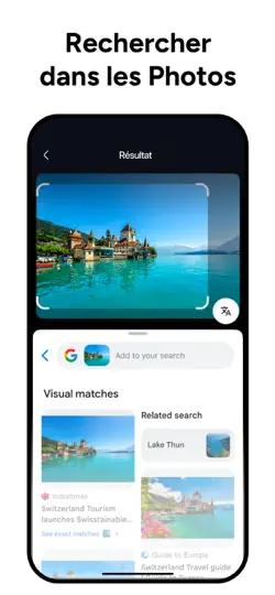Capture d'écran de Lens AI & Reverse Image Search sur iPhone 4