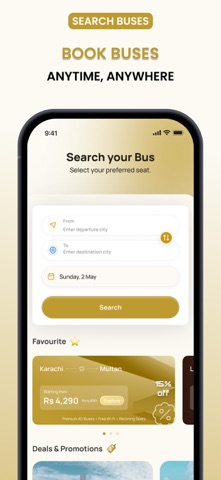Faisal Movers Online Tickets screenshot