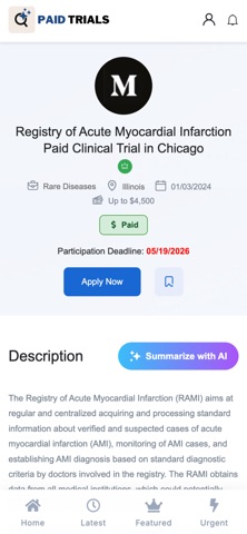 Clinical Trials 365 iPhone screenshot