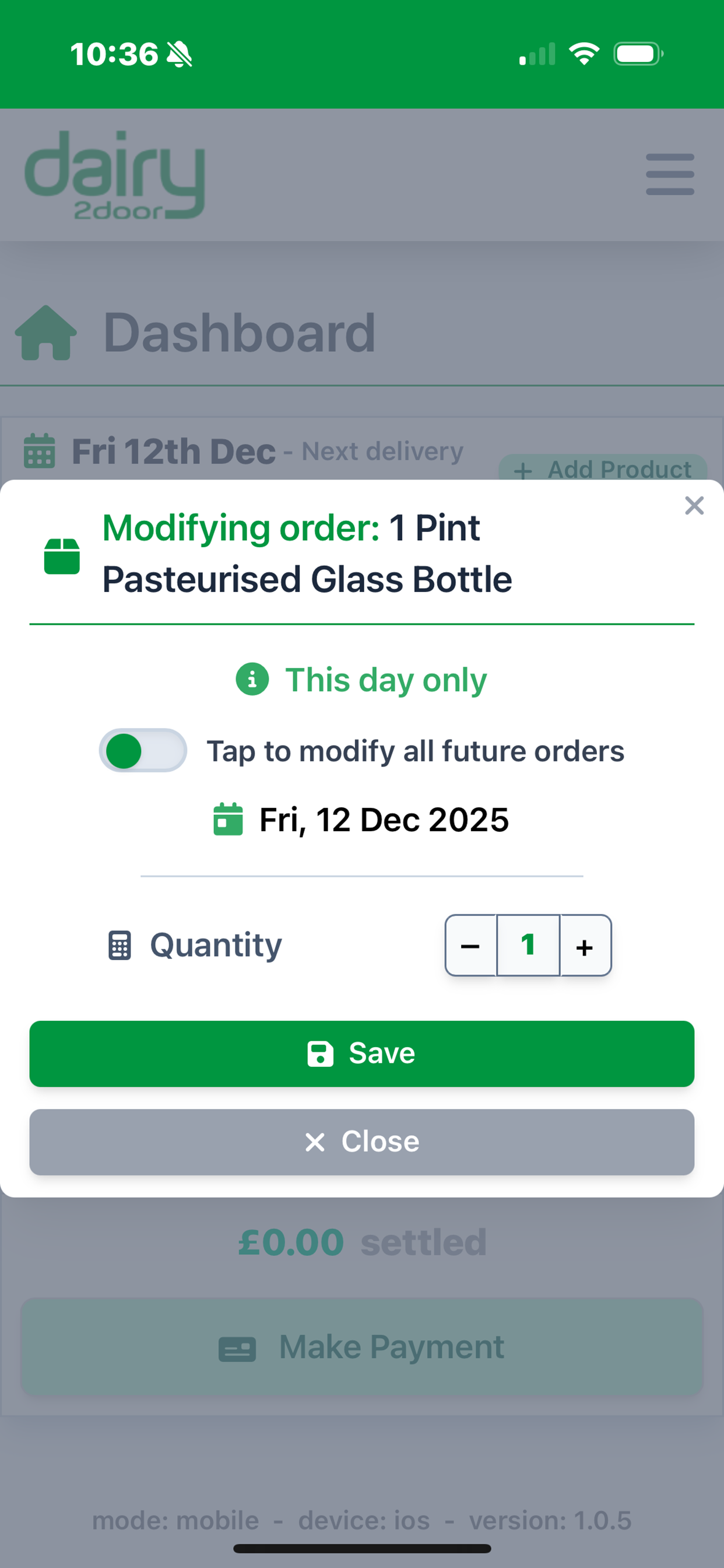 Dairy2Door screenshot 3