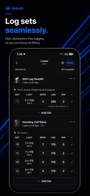 Dialed - Workout Tracker screenshot 4