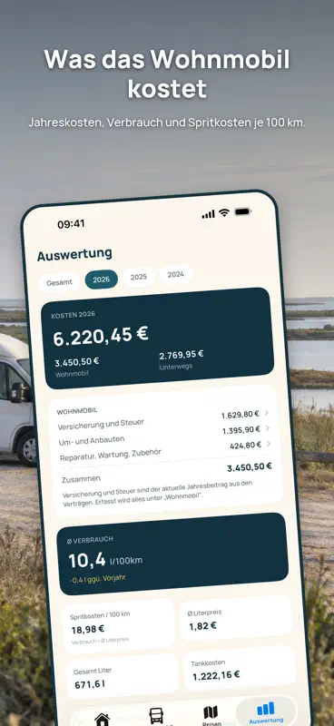 WomoLog: Wohnmobil-Tagebuch screenshot 4 of 10