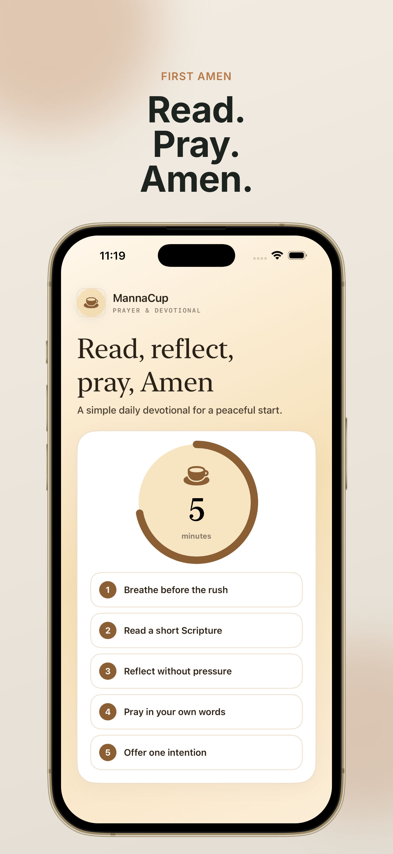 MannaCup: Jesus Mornings screenshot 2