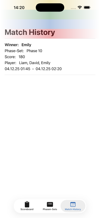 Phasen Tracker Screenshot 3 of 4