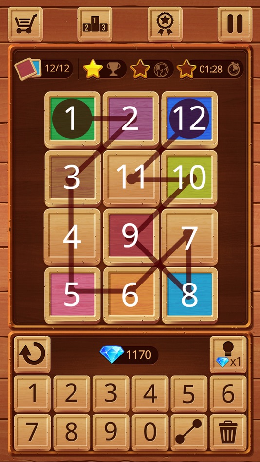 #1. Link the numbers ! (iOS) 由: PLAYTOUCH