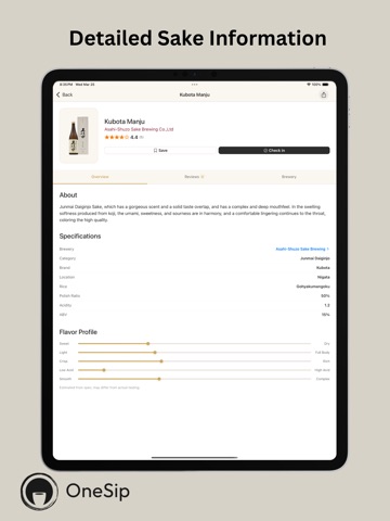 Sake Discovery - OneSip Screenshot 4
