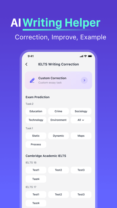 IELTS Prep App: TalkFace AI Screenshot