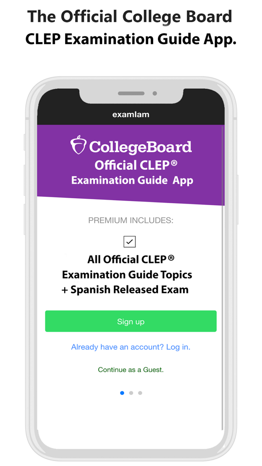 #1. Official CLEP Exam Guide App (iOS) 由: Examiam LLC
