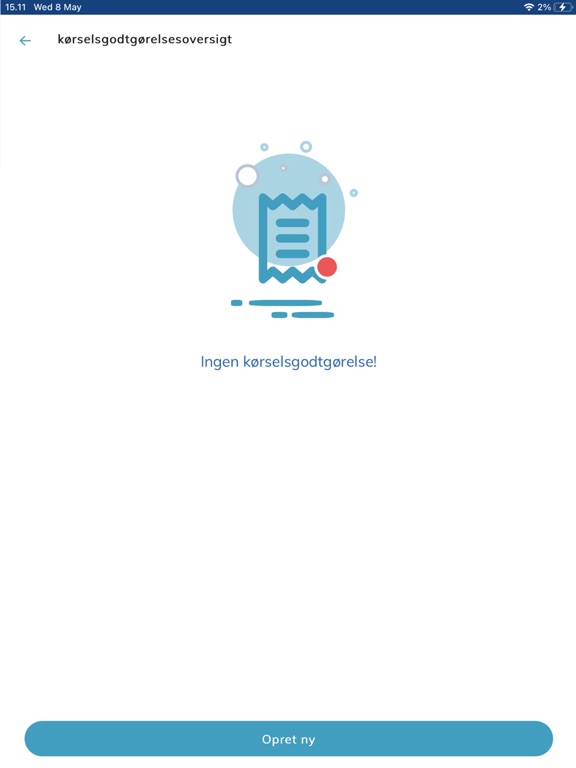 Klubmodul iPad screenshot