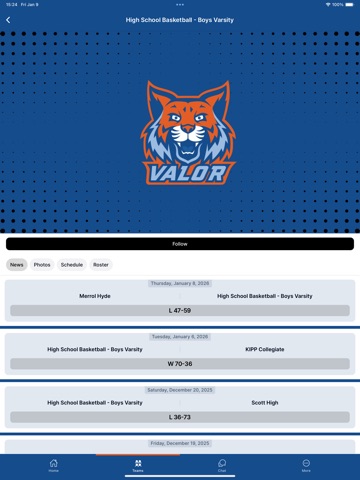 Valor Collegiate Academies iPad screenshot