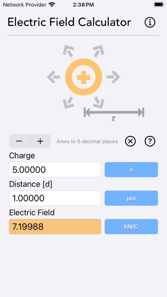 Electric Field Calculator - 1.2 - (iOS)