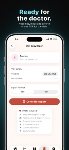 Bebito: Baby & Newborn Tracker Screenshot 8 of 9