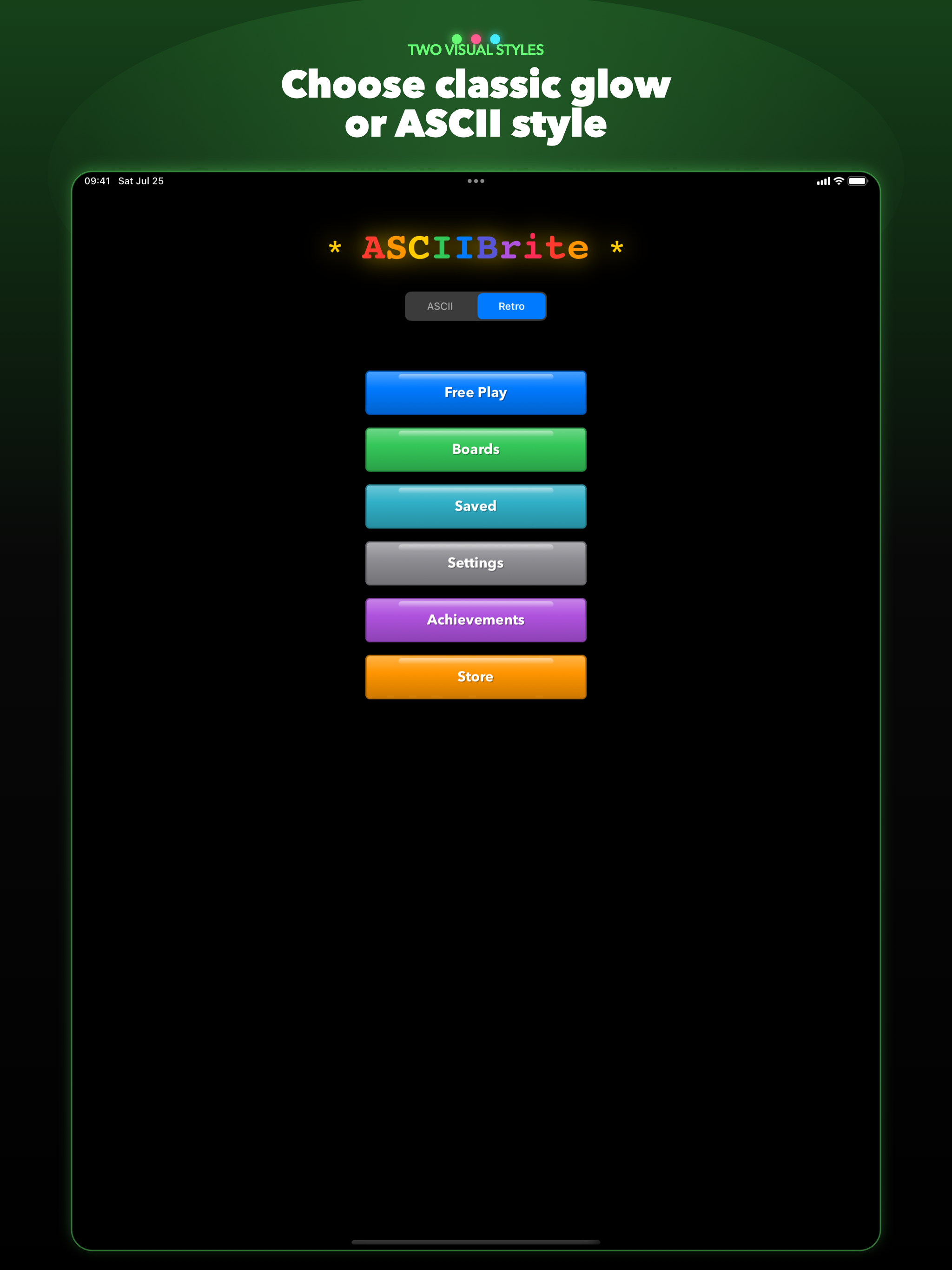 AsciiBrite: Glowing Peg Art screenshot 13