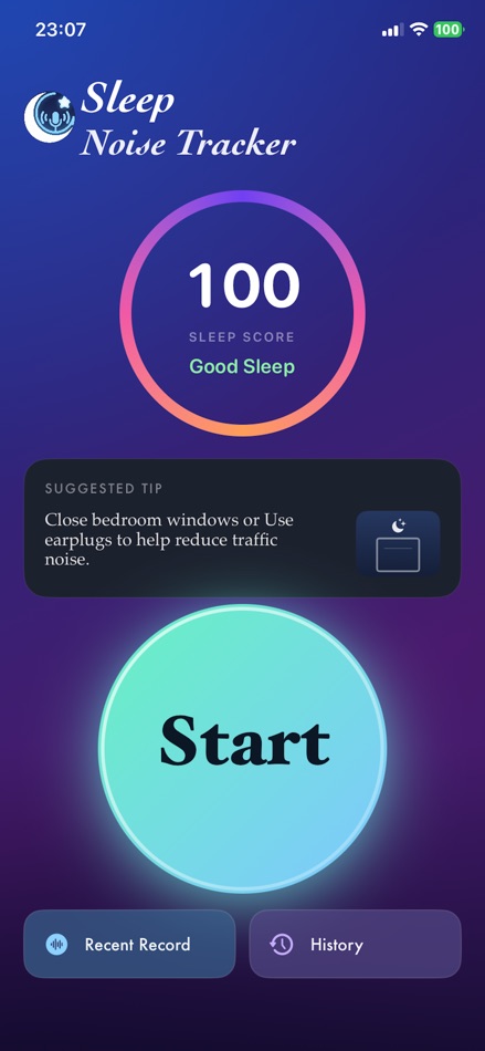 #2. Sleep Noise Recorder (iOS) By: 潮毅 林