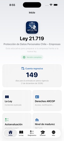Screenshot 3 of Ley 21.719 Datos Chile