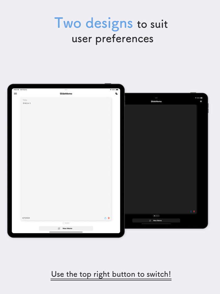 #5. SlideMemo Quick Swipe Notebook (iOS) By: YUUSUI KASHIWAGI
