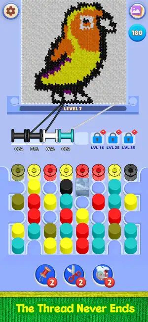 Wool Knit Sort Yarn Puzzle screenshot 2
