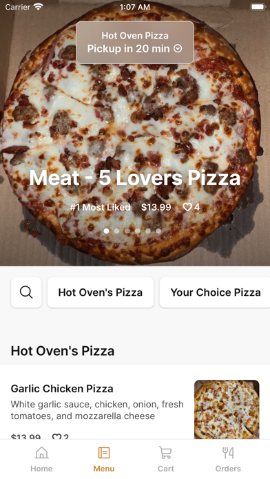 Hot Oven Pizza - Utah Screenshot