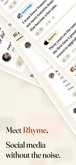 Rhyme Social screenshot 1
