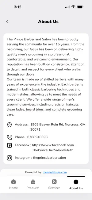 The Prince Barber & Salon screenshot 1