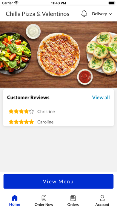 Chilla Pizza & Valentinos Screenshot
