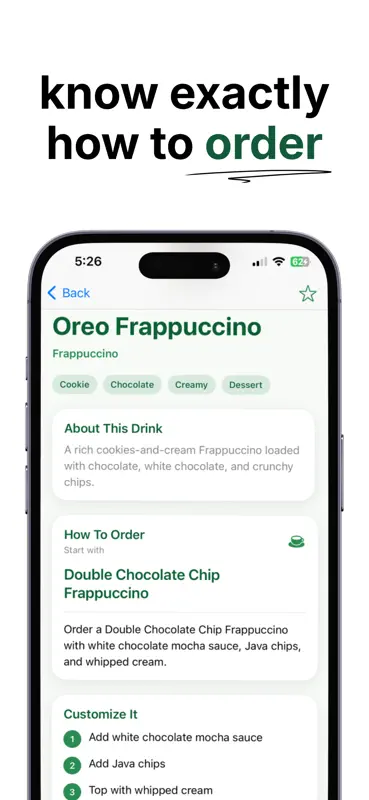 Secret Menu for Starbucks Pro+ screenshot 2 of 3