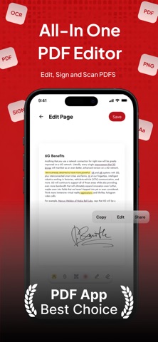 PDF Editor, Converter - Reader iPhone screenshot