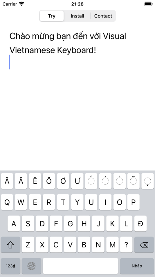#2. Visual Vietnamese Keyboard (iOS) 由: Lontar GmbH