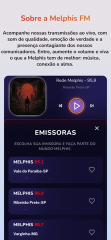 Melphis FM iPhone screenshot