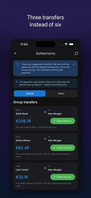 Splitko: Bill Split & Expenses screenshot 3