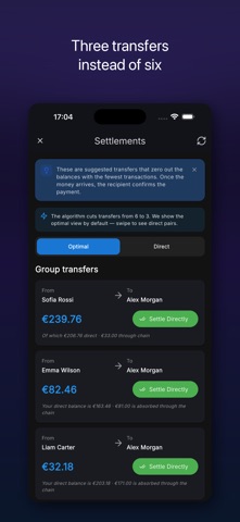 Splitko: Bill Split & Expenses iPhone screenshot