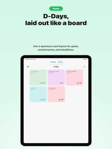 Daylog - All-in-One Calendar iPad screenshot