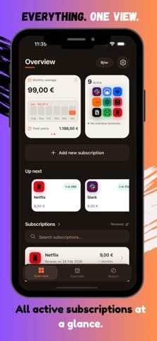 Smoosh: Subscription Tracker screenshot